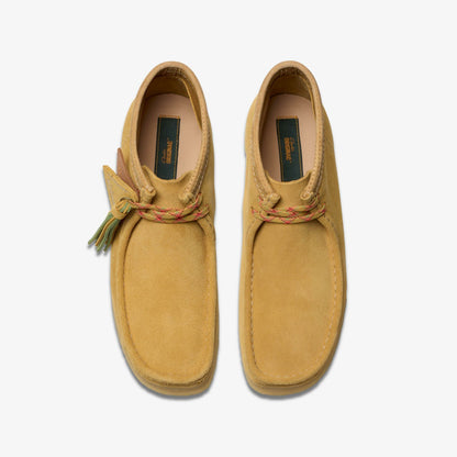 Clarks Men Wallabee Boot Golden Tan Suede