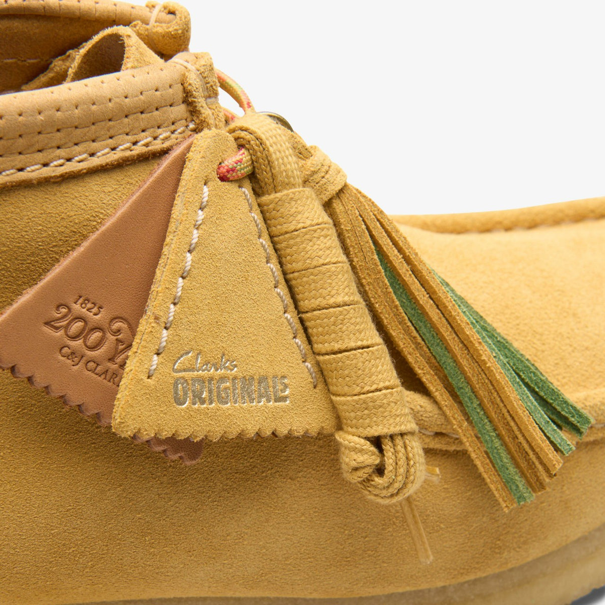 Clarks Men Wallabee Boot Golden Tan Suede