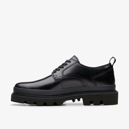 Clarks Men Badell Lace Black Leather