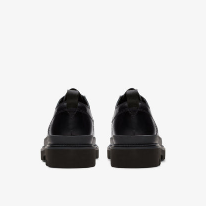 Clarks Men Badell Lace Black Leather