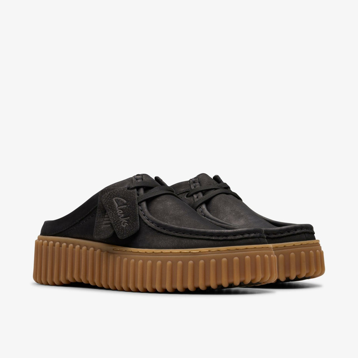Clarks Women Torhill Mule Black Nubuck