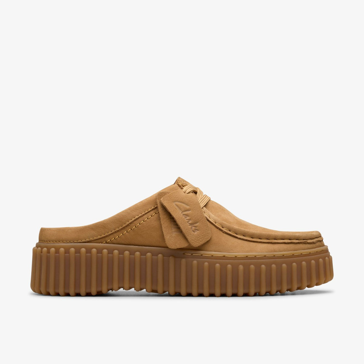 Clarks Women Torhill Mule Light Tan Nubuck