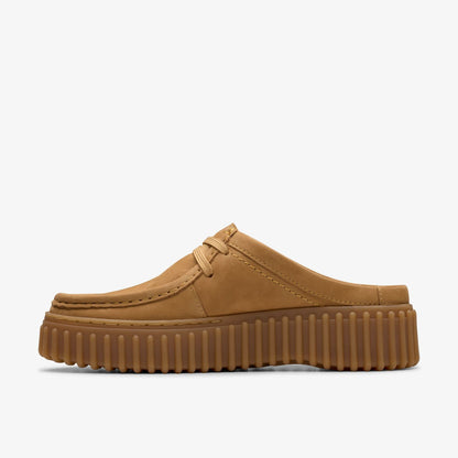 Clarks Women Torhill Mule Light Tan Nubuck