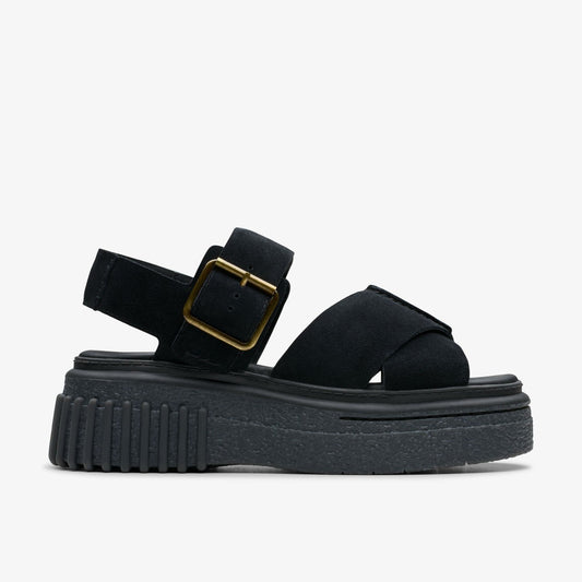 Clarks Women Evamar Wish Black Suede