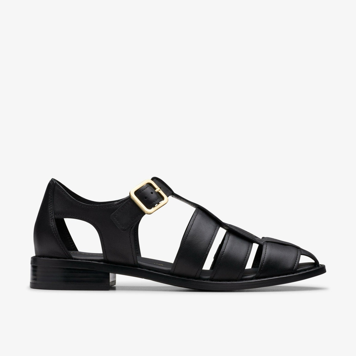 Clarks Women Hana Sun Black Leather