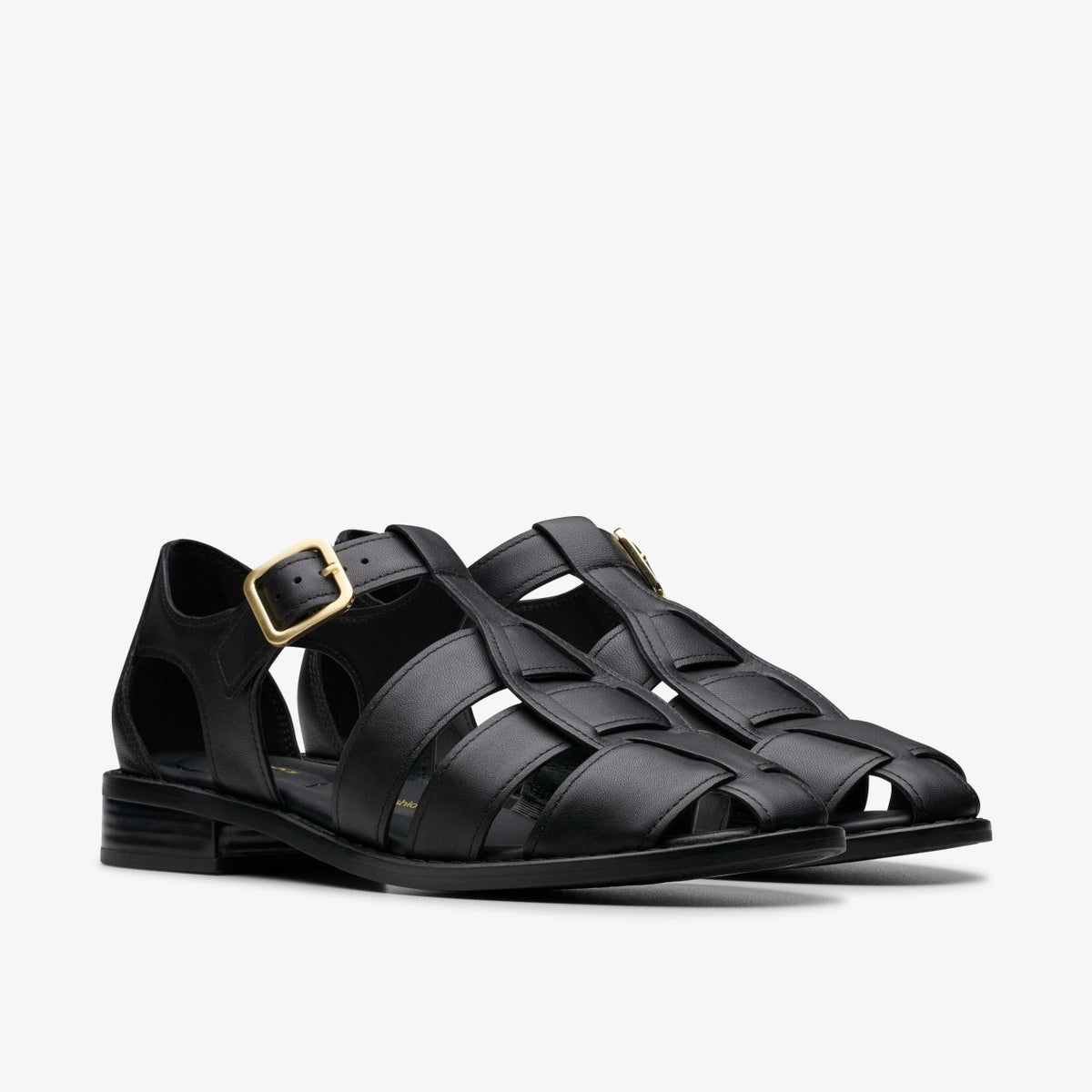 Clarks Women Hana Sun Black Leather
