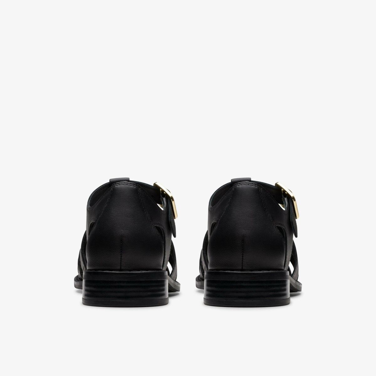 Clarks Women Hana Sun Black Leather