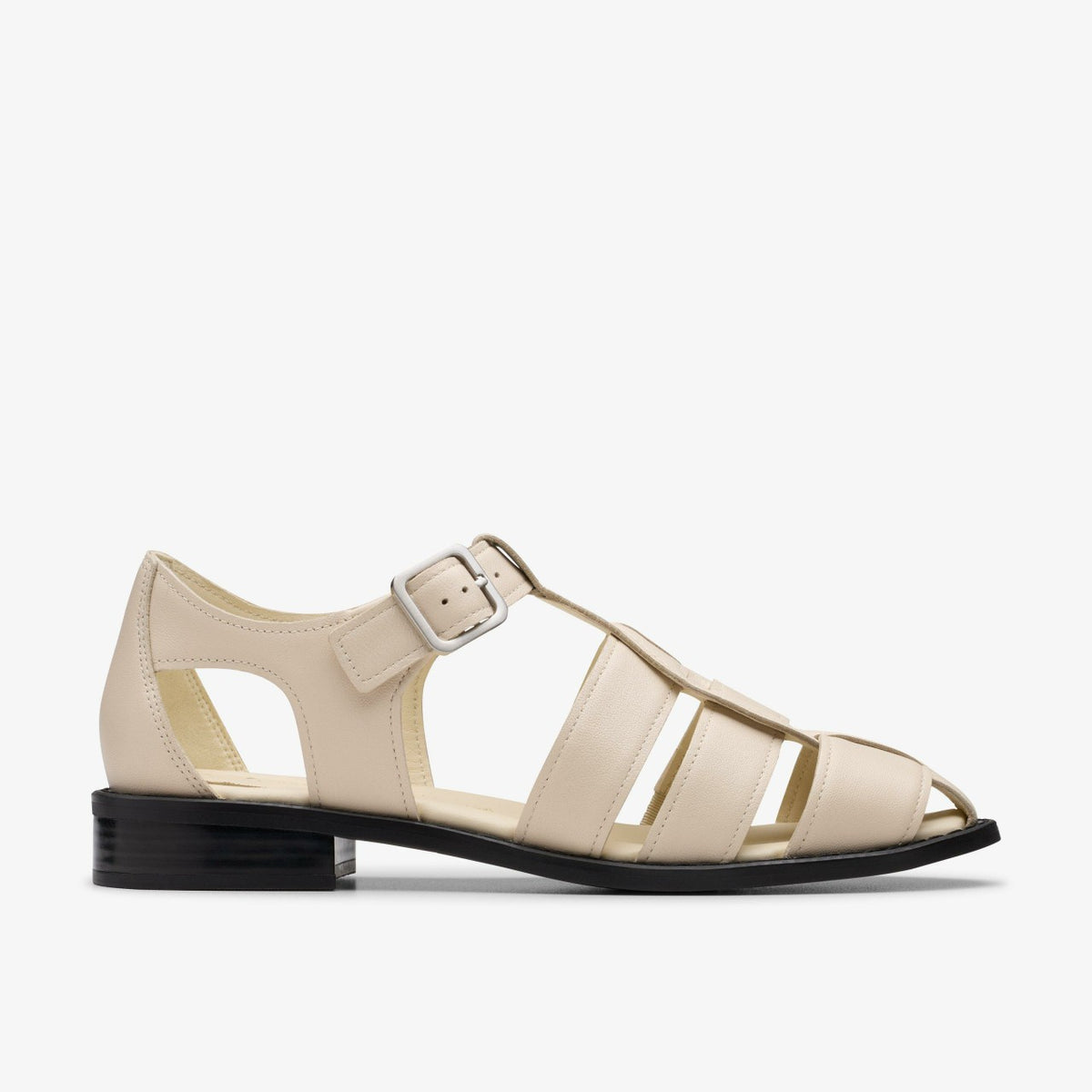 Clarks Women Hana Sun Off White Leather
