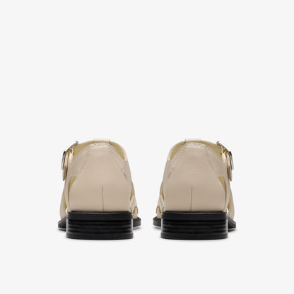 Clarks Women Hana Sun Off White Leather