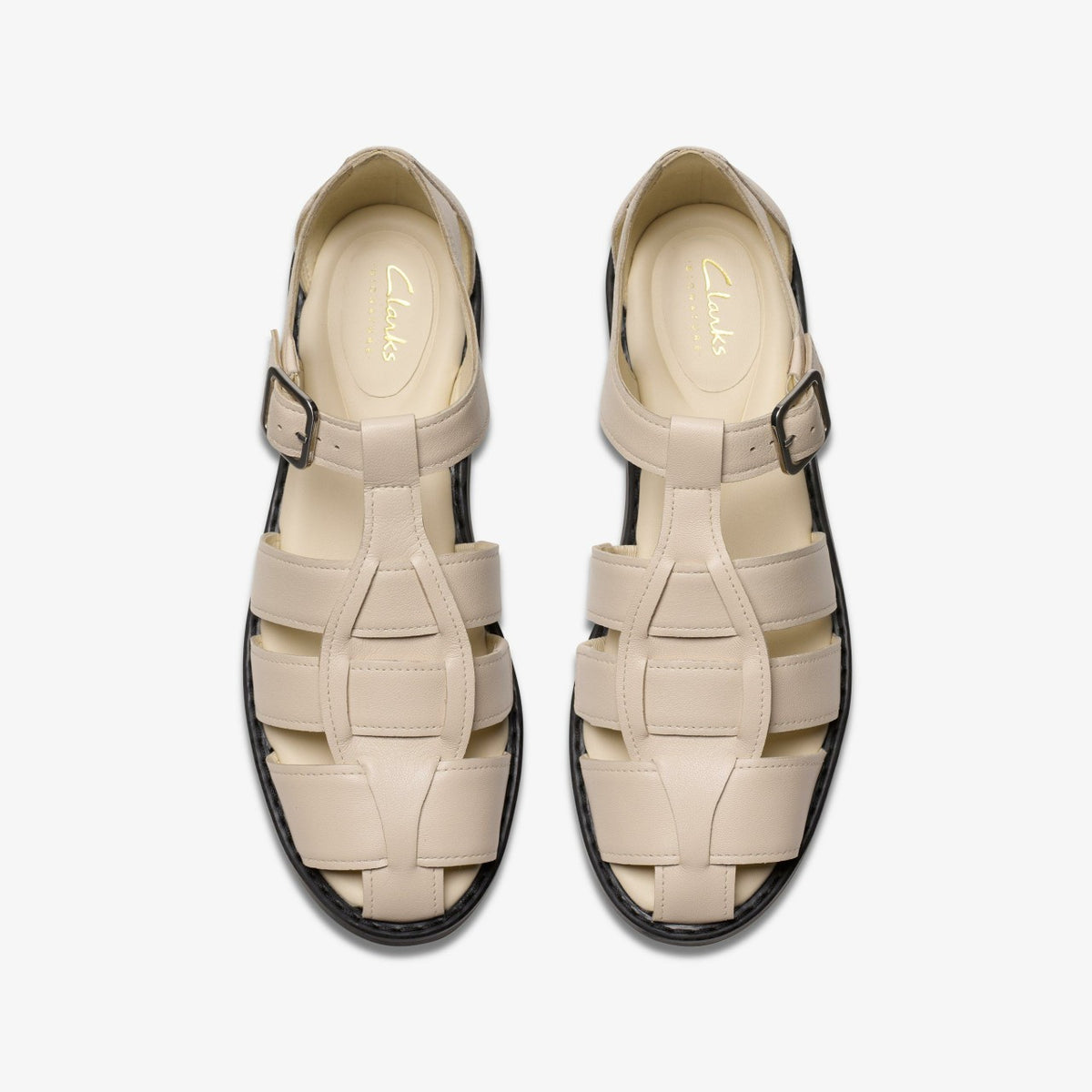 Clarks Women Hana Sun Off White Leather