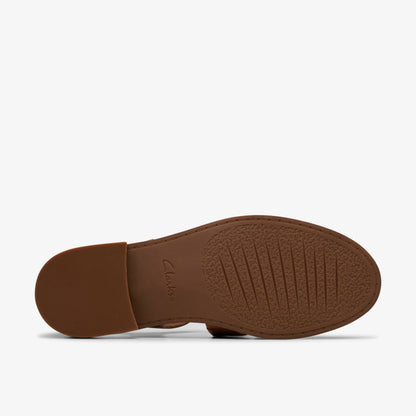 Clarks Women Hana Sun Tan Leather