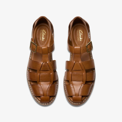 Clarks Women Hana Sun Tan Leather