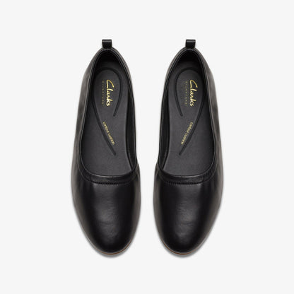Clarks Women Fawna Soft Black Leather