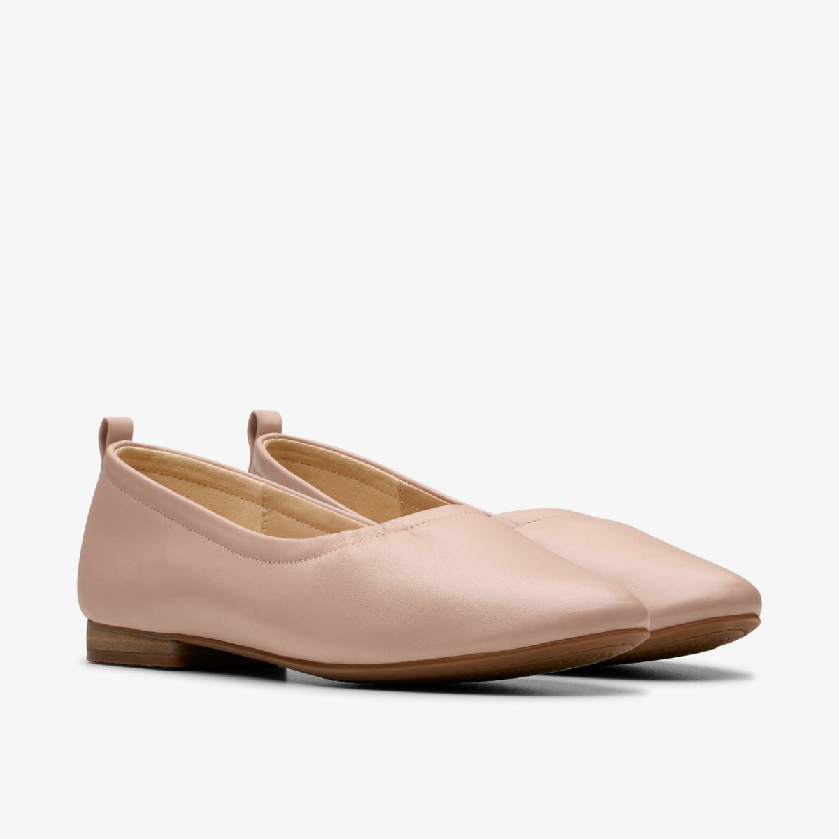 Clarks Women Fawna Soft Light Pink Leather