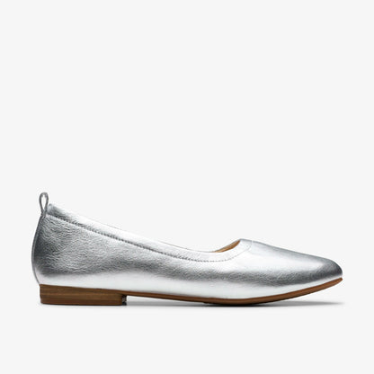 Clarks Women Fawna Soft Silver Metallic