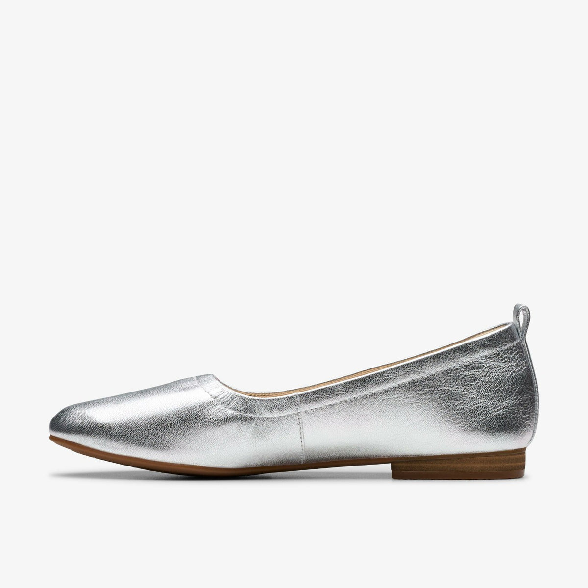Clarks Women Fawna Soft Silver Metallic