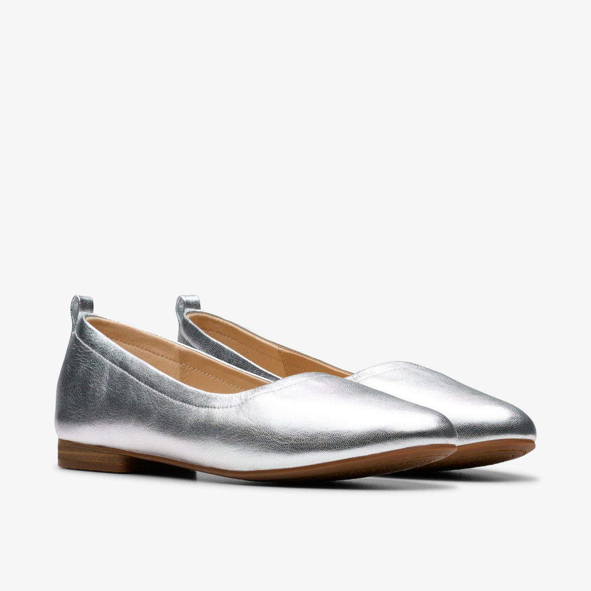 Clarks Women Fawna Soft Silver Metallic