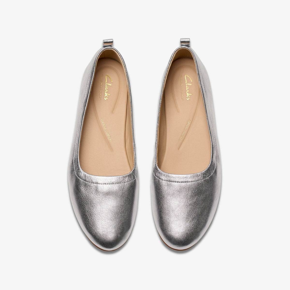 Clarks Women Fawna Soft Silver Metallic