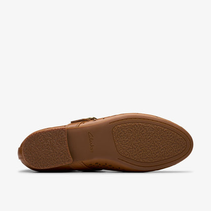Clarks Women Fawna Jane Tan Leather