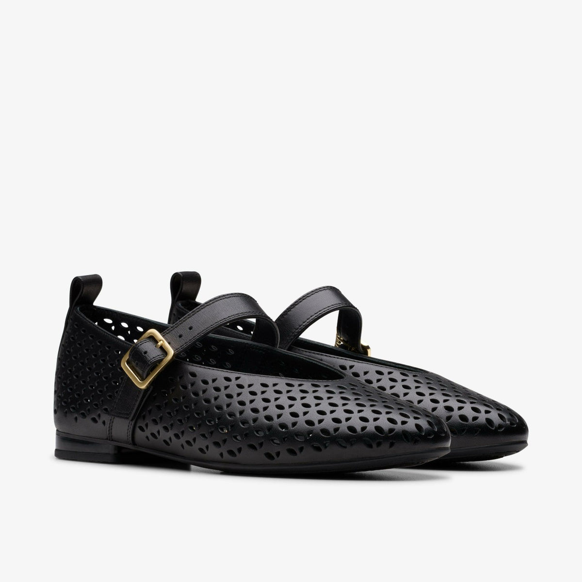 Clarks Women Fawna Jane Black Leather