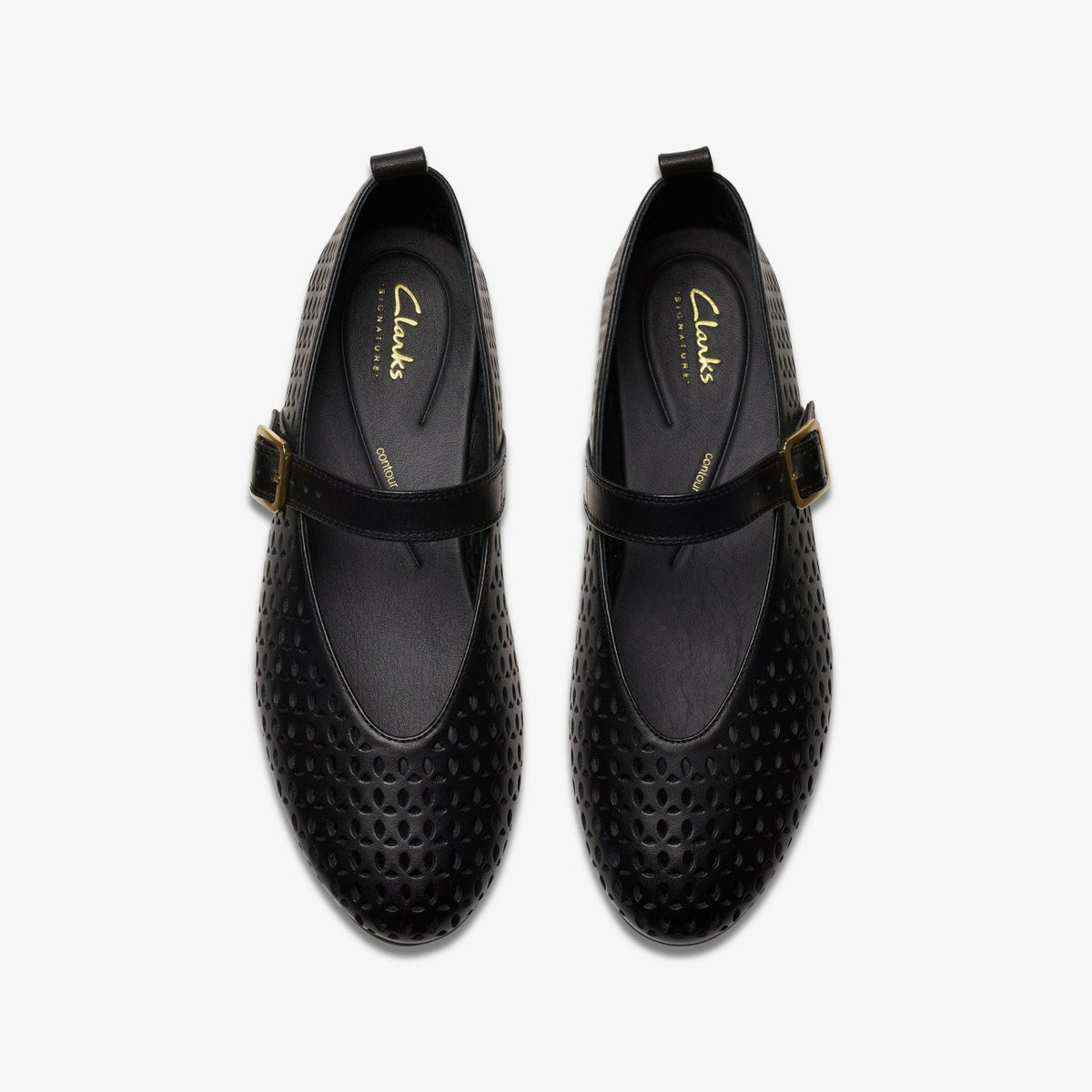 Clarks Women Fawna Jane Black Leather