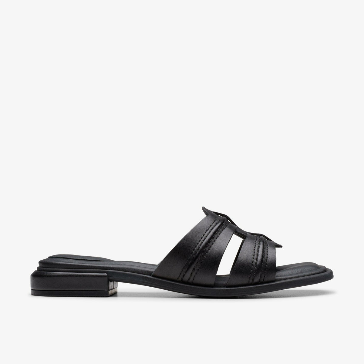Clarks Women Ariany Mule Black Leather