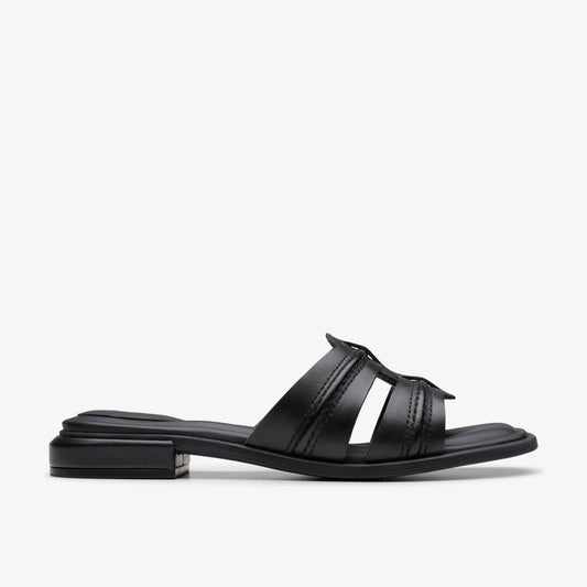 Clarks Women Ariany Mule Black Leather