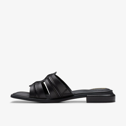 Clarks Women Ariany Mule Black Leather