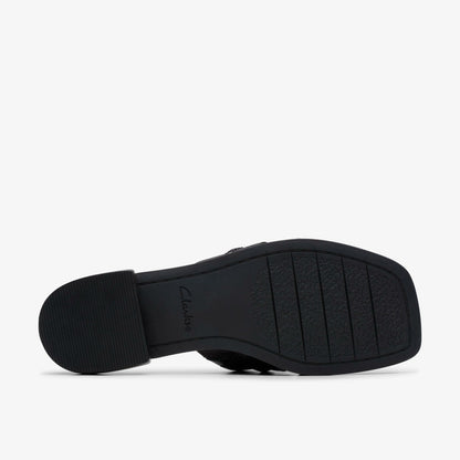 Clarks Women Ariany Mule Black Leather