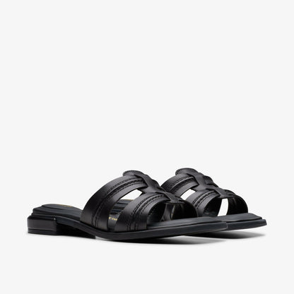 Clarks Women Ariany Mule Black Leather