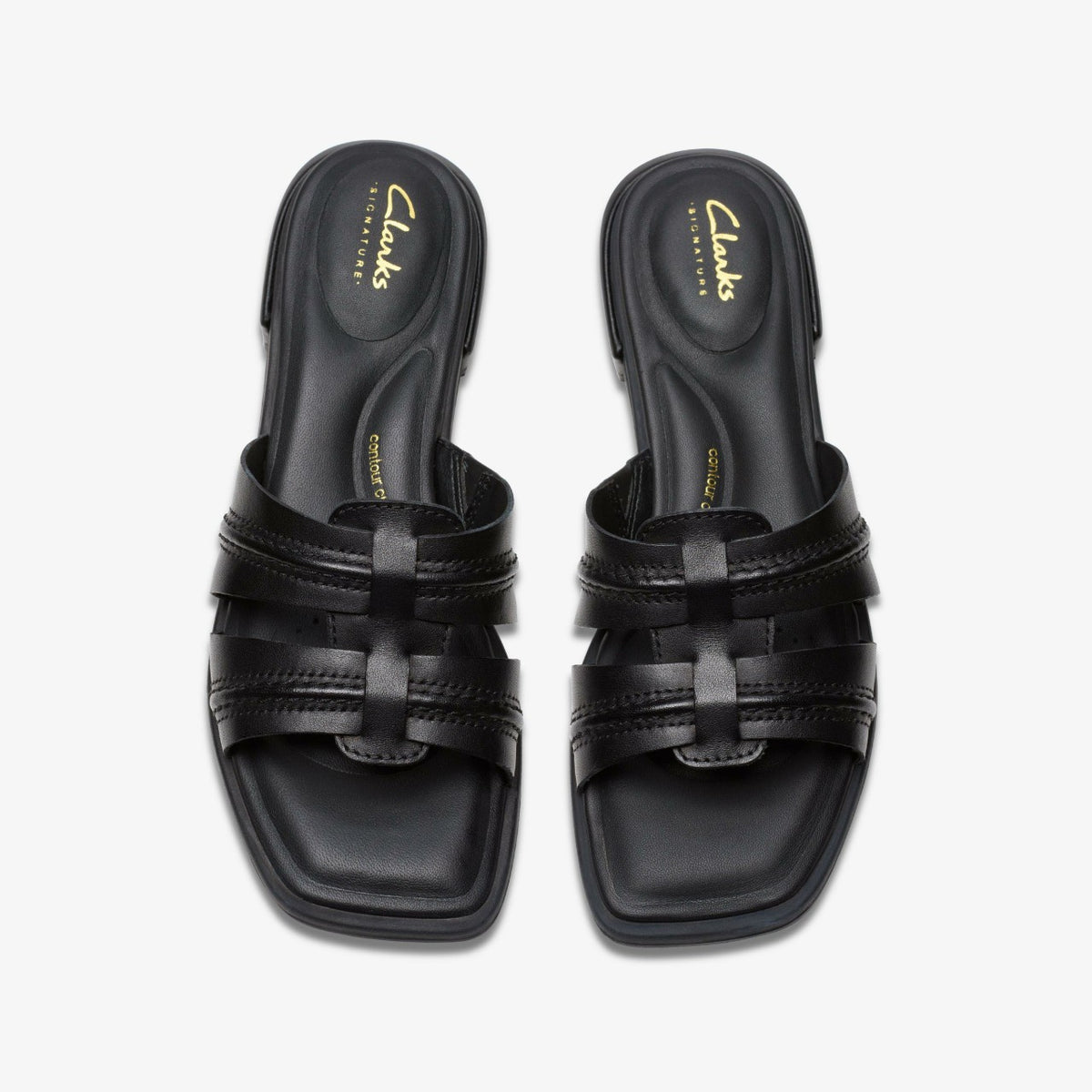 Clarks Women Ariany Mule Black Leather