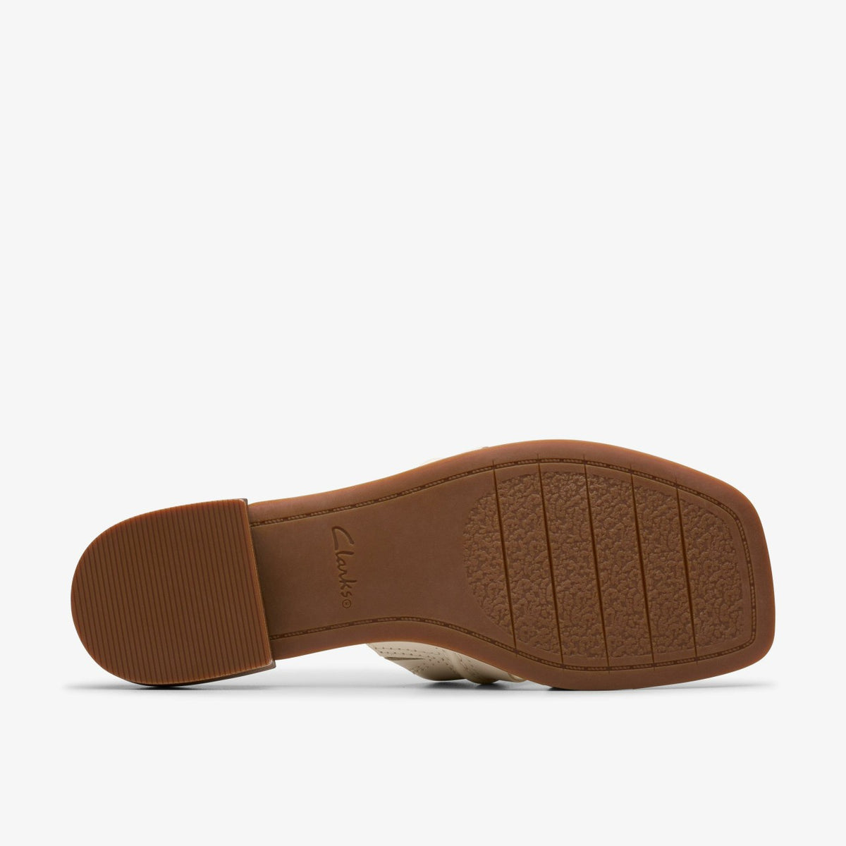Clarks Women Ariany Mule Cream Leather