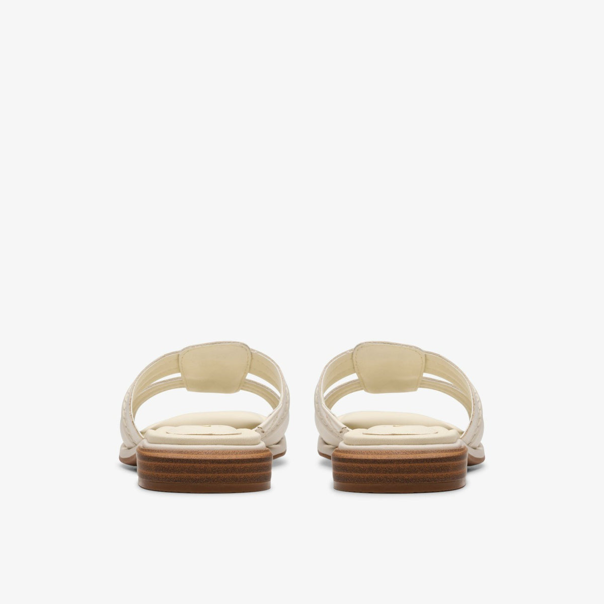 Clarks Women Ariany Mule Cream Leather