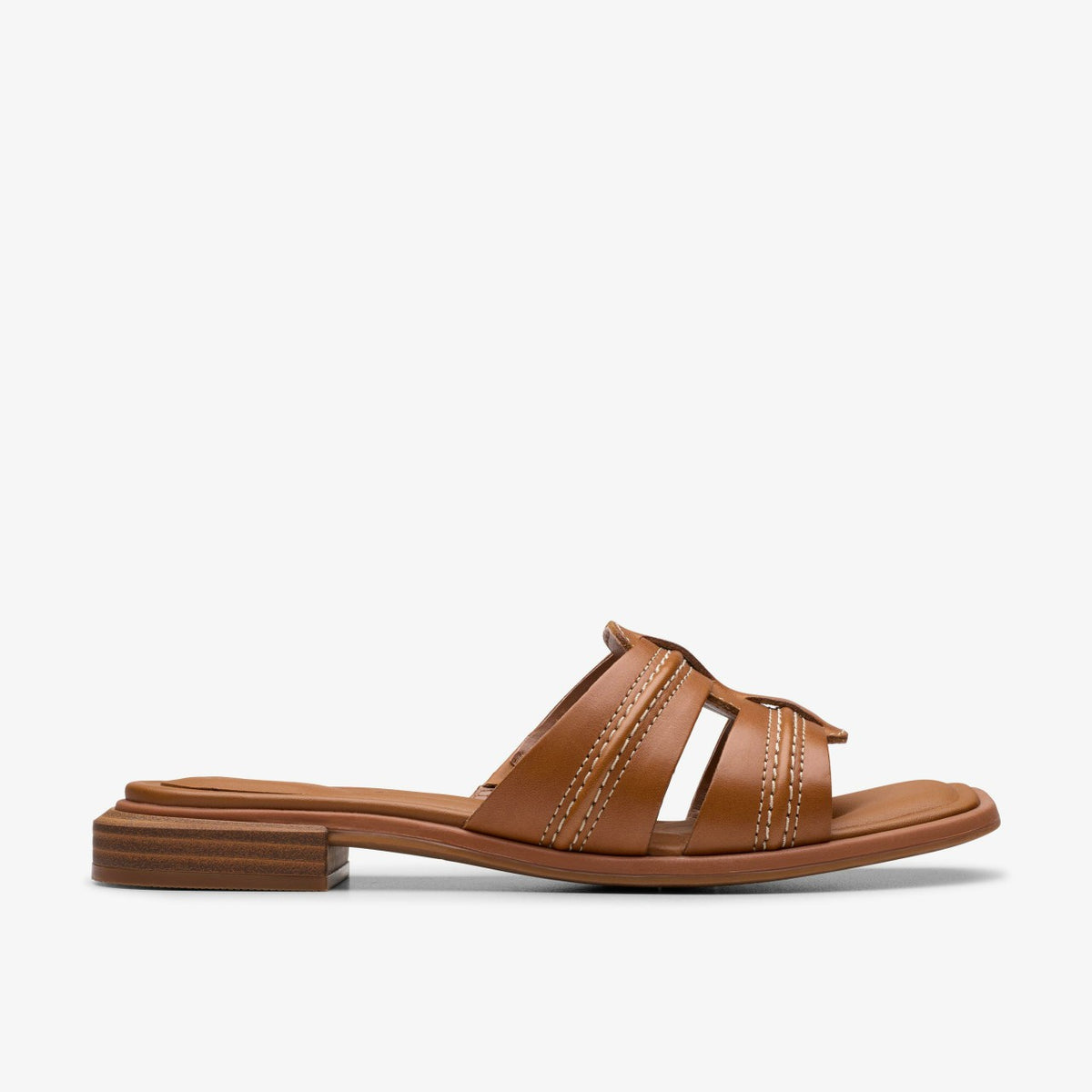 Clarks Women Ariany Mule Tan Leather