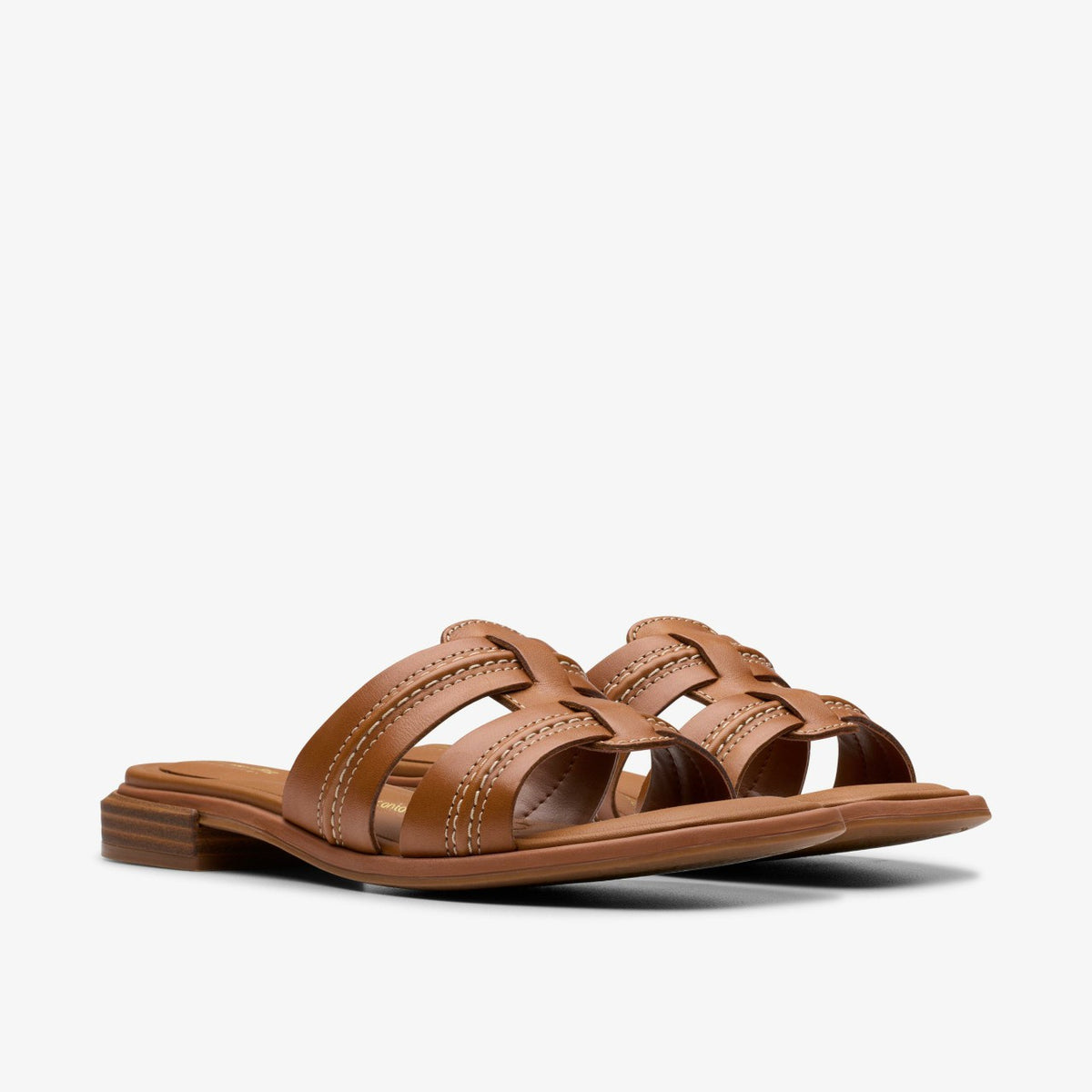 Clarks Women Ariany Mule Tan Leather