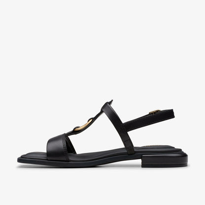 Clarks Women Ariany Sling Black Leather