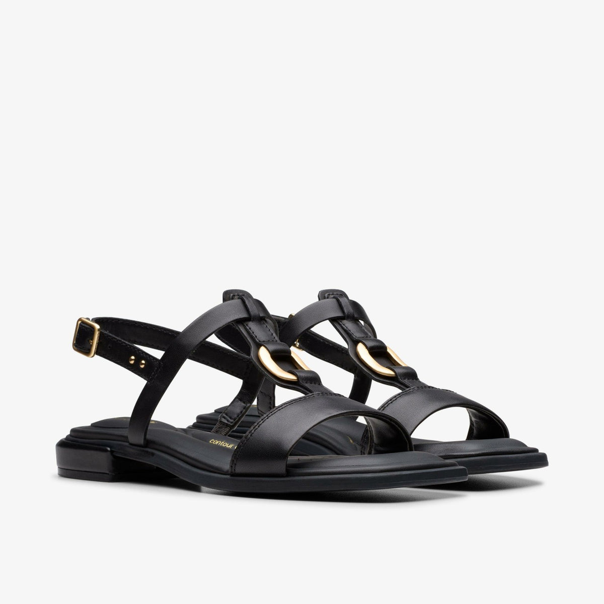 Clarks Women Ariany Sling Black Leather