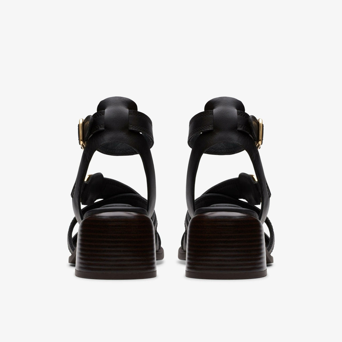 Clarks Women Morwyn Strap Black Leather