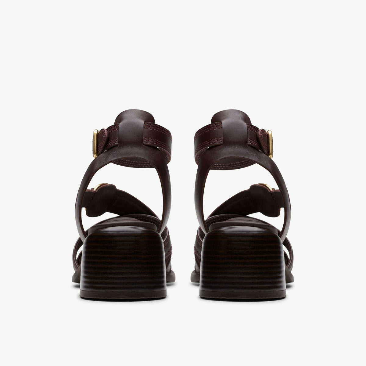 Clarks Women Morwyn Strap Wine Leather
