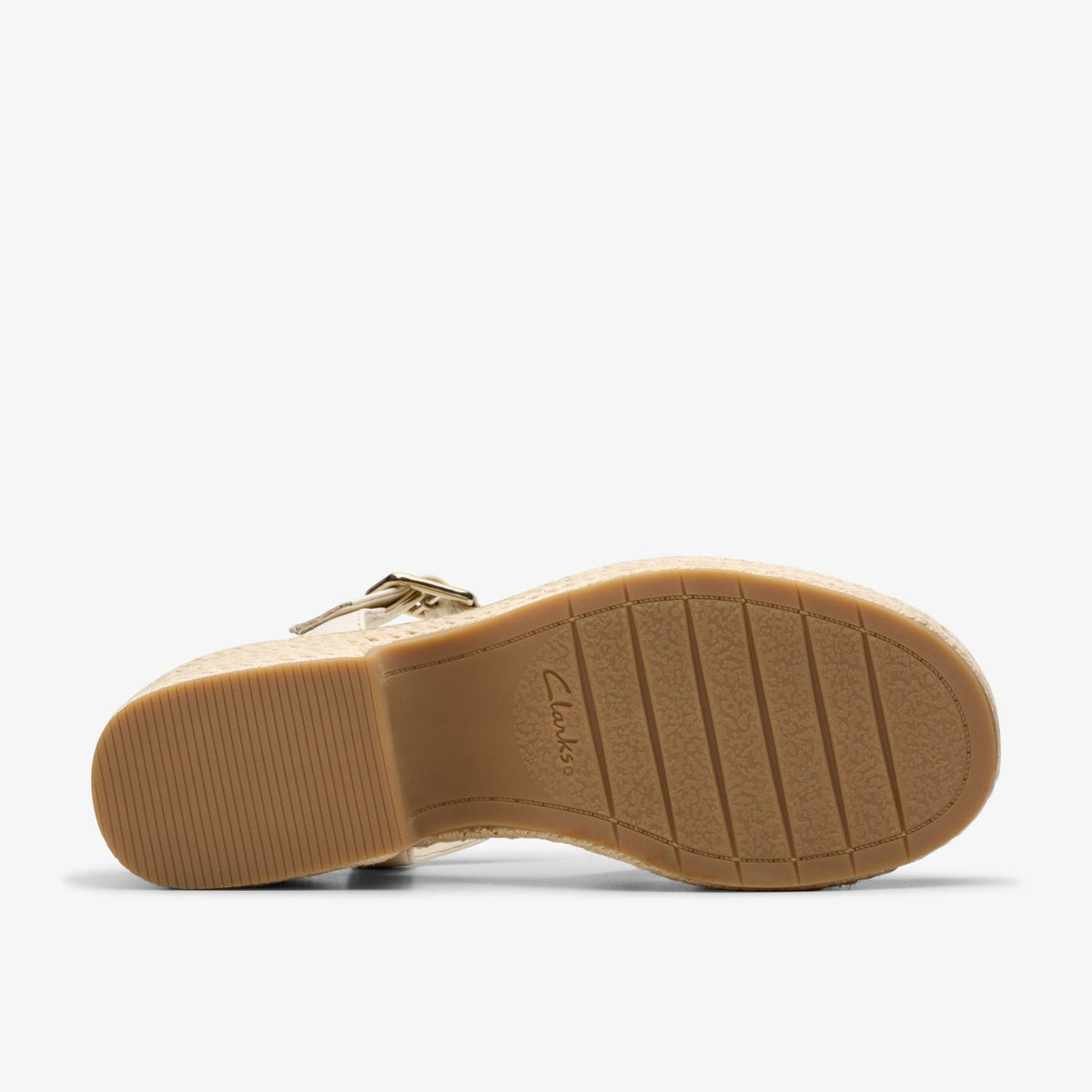 Clarks Women Coledale Strap Cream Leather