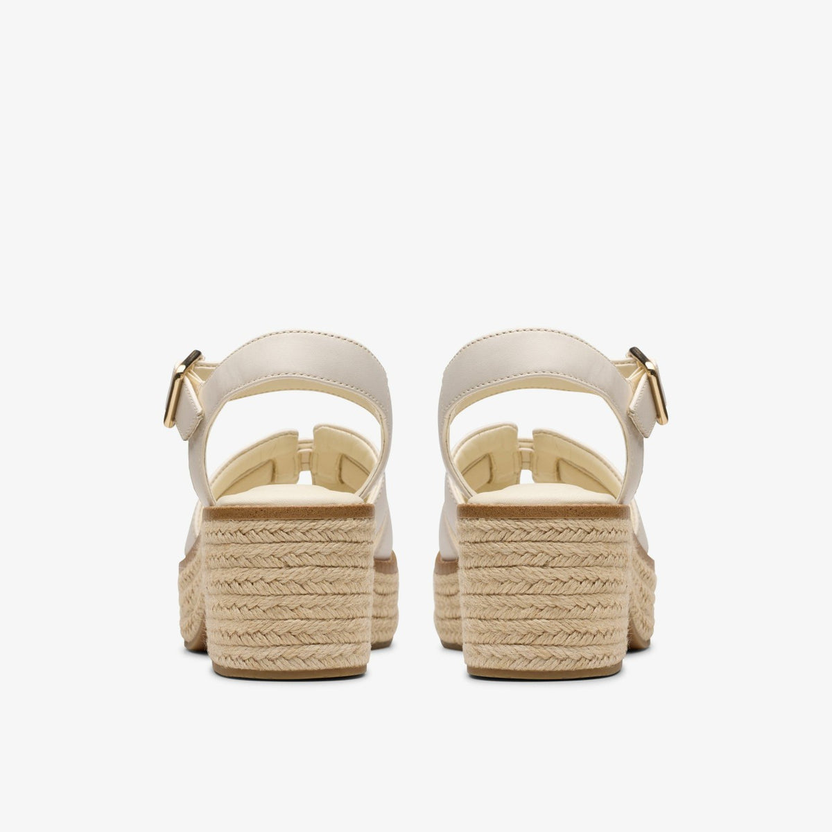 Clarks Women Coledale Strap Cream Leather