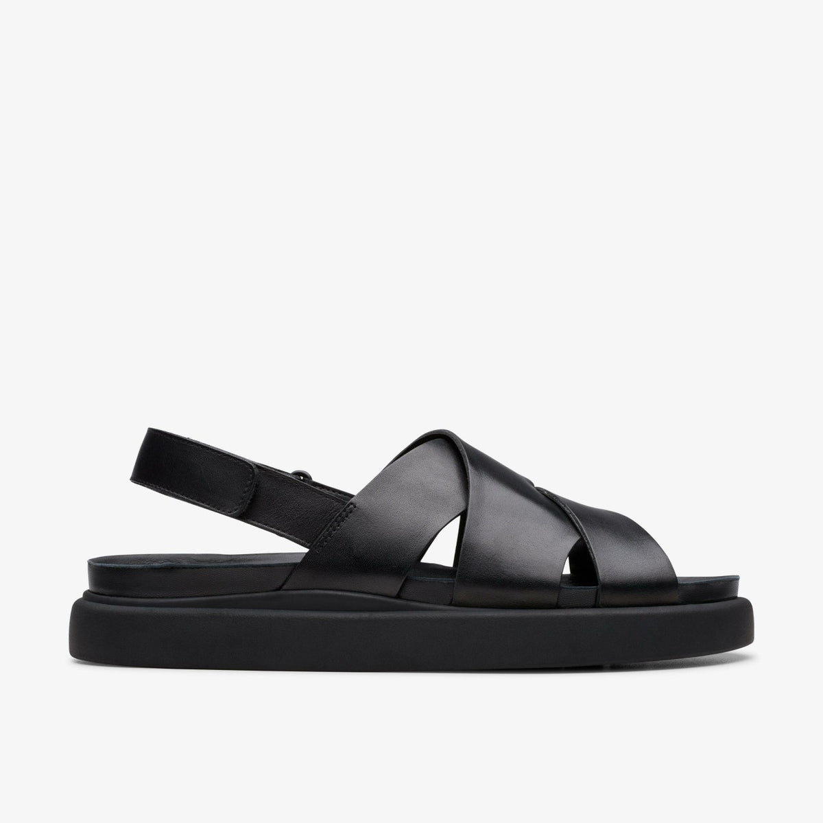 Clarks Women Aristella Sun Black Leather