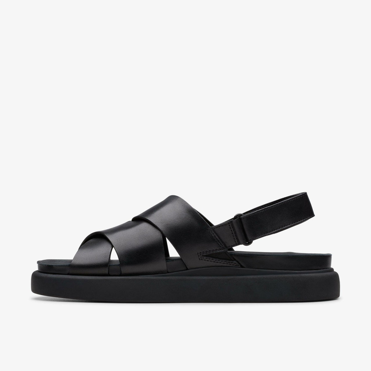Clarks Women Aristella Sun Black Leather
