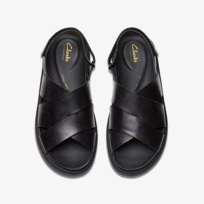 Clarks Women Aristella Sun Black Leather