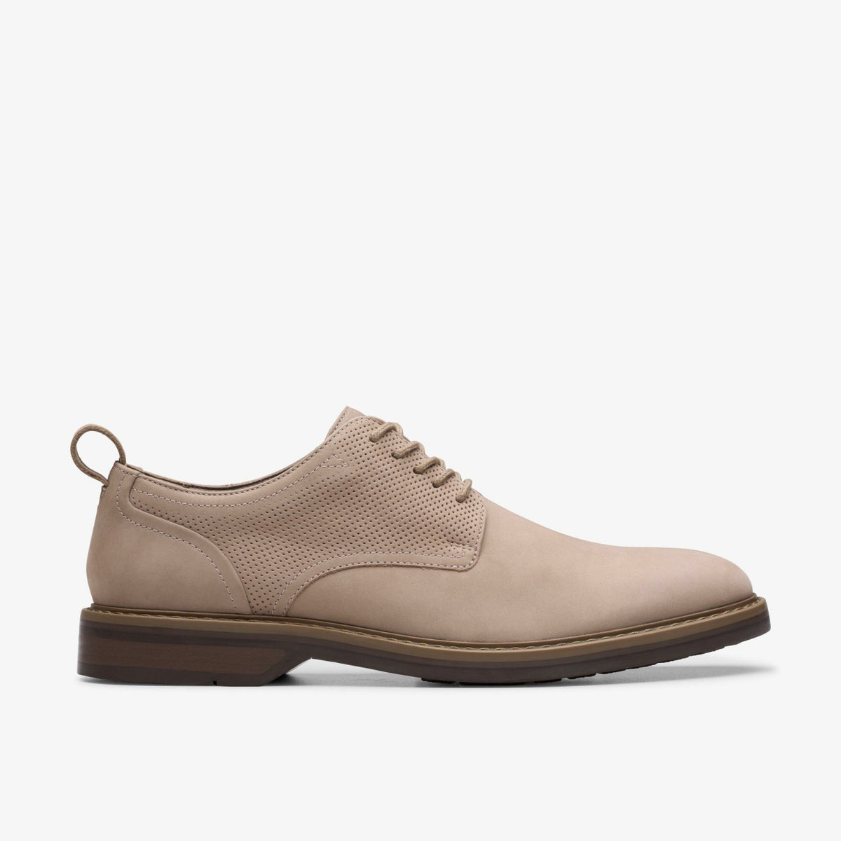 Clarks Men Aldwin Lace Grey Nubuck
