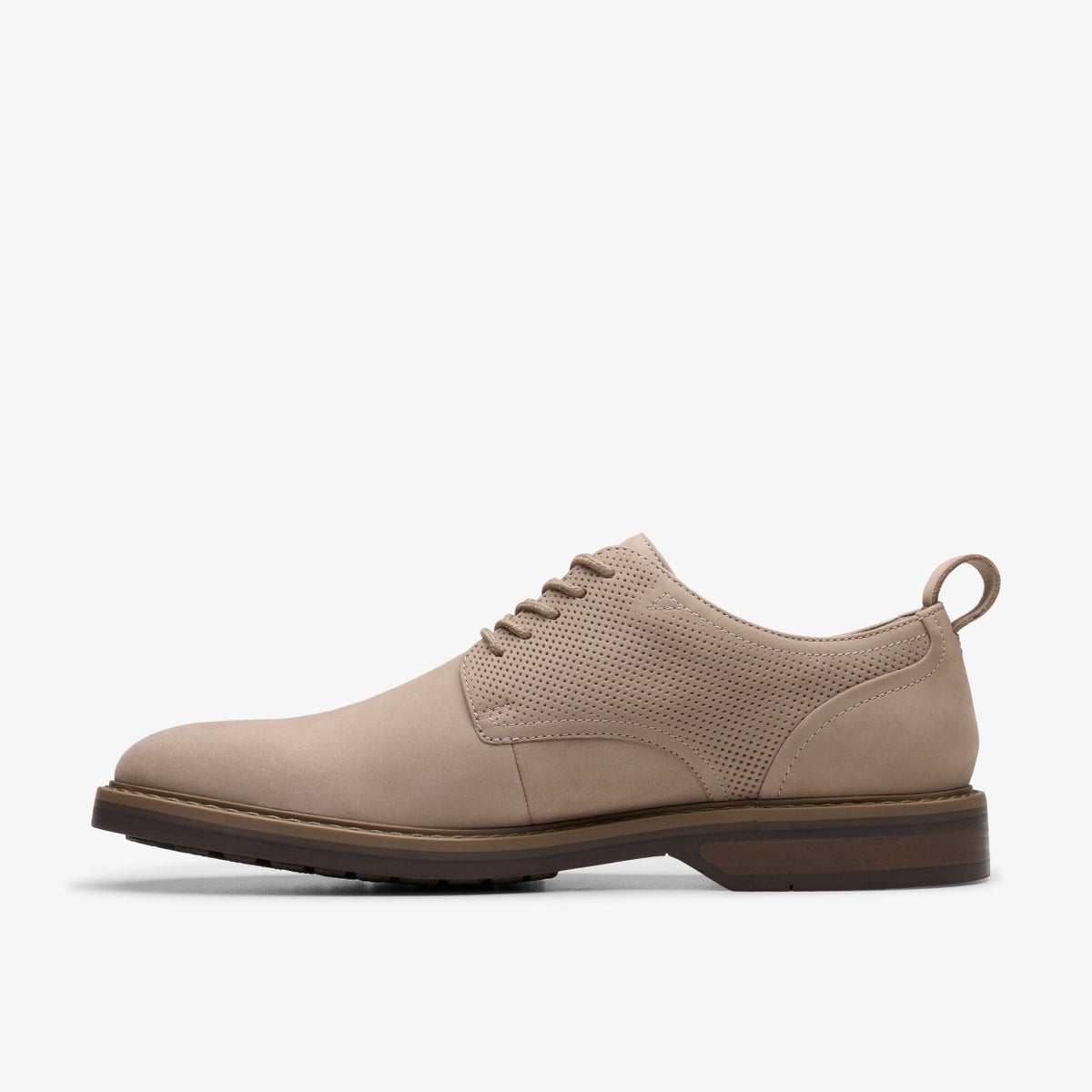 Clarks Men Aldwin Lace Grey Nubuck
