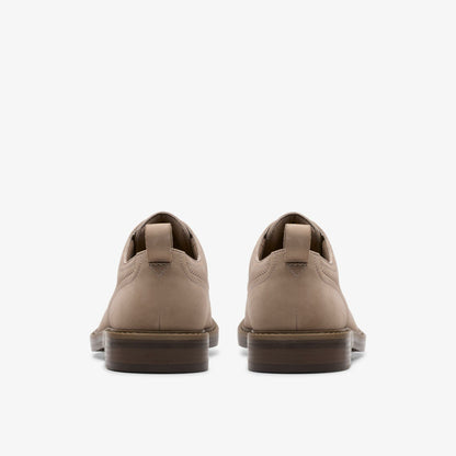 Clarks Men Aldwin Lace Grey Nubuck