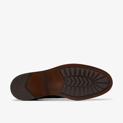 Clarks Men Aldwin Lace Navy Nubuck