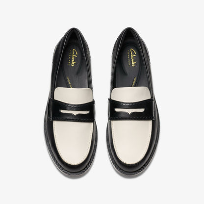 Clarks Women Straven Edge Black Combination Leather