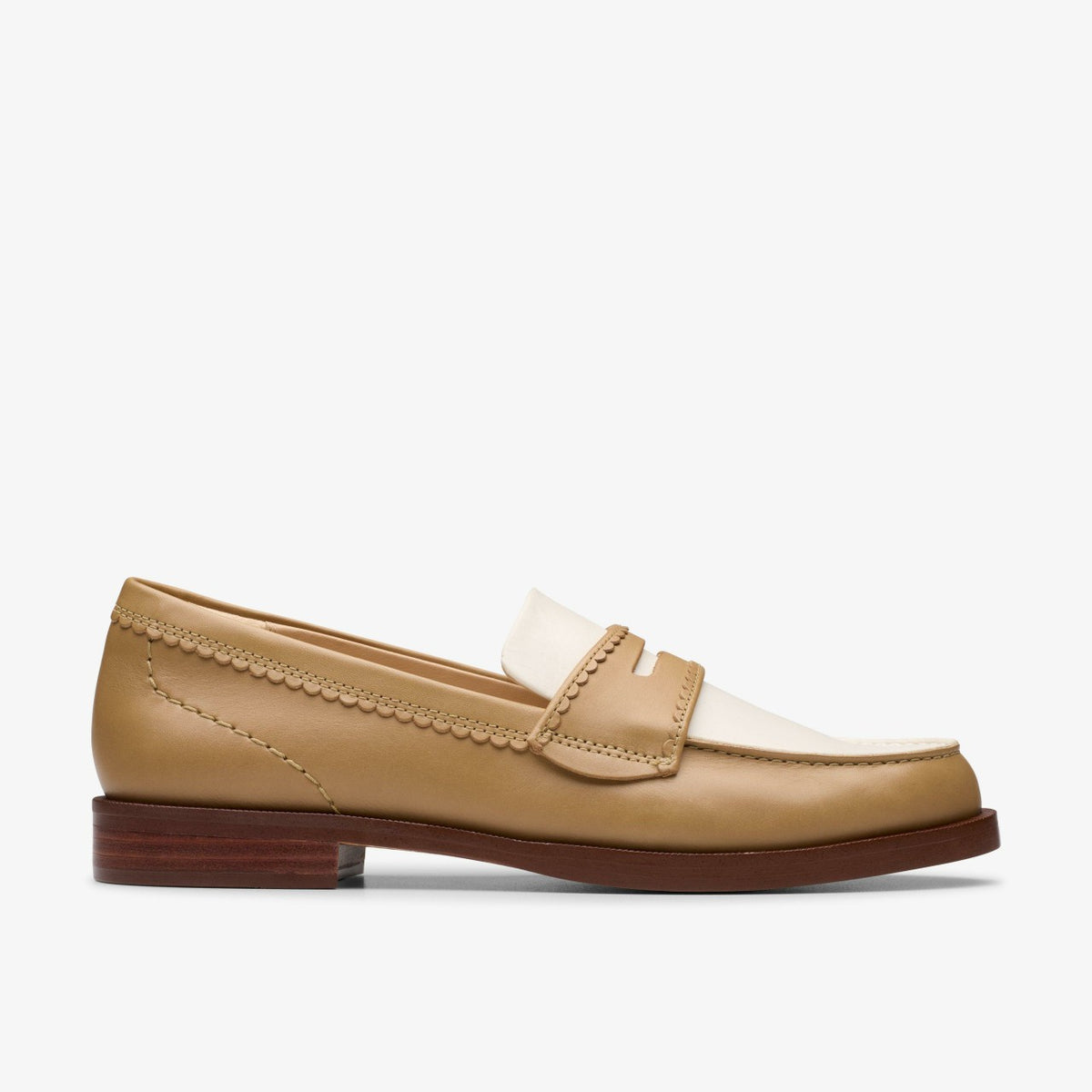 Clarks Women Straven Edge Light Tan Combination